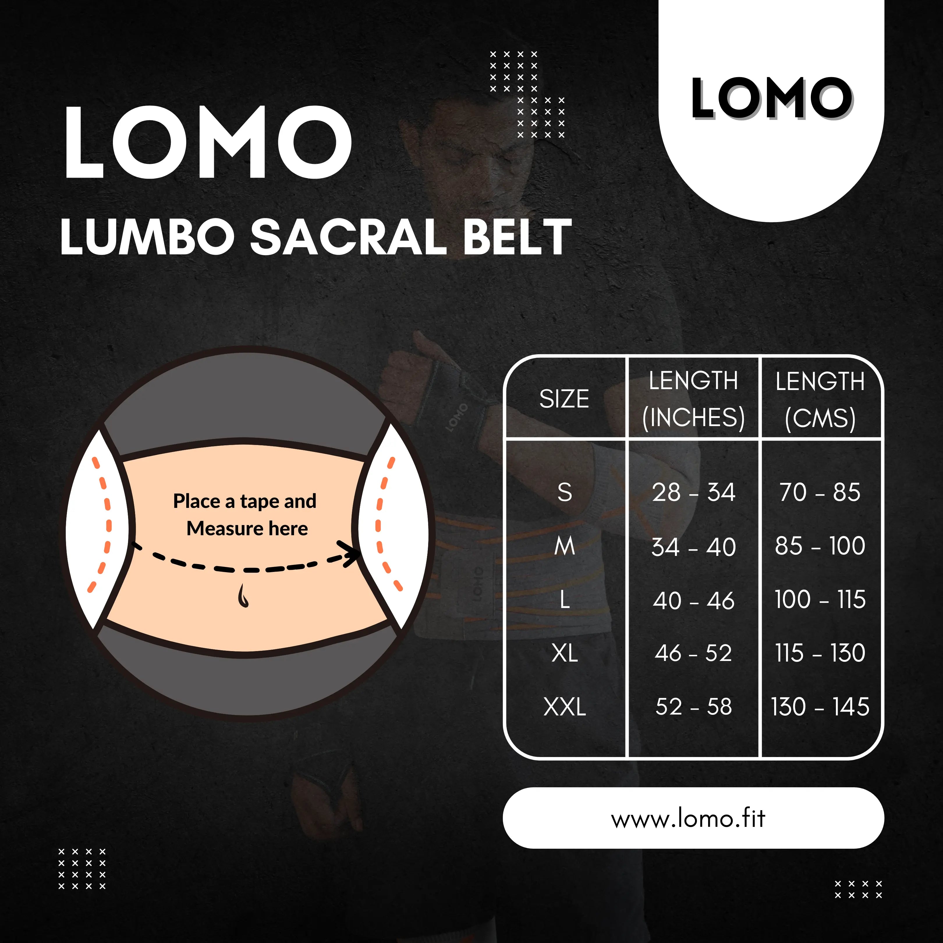 LOMO Luxe Lumbo Sacral Belt LOMO